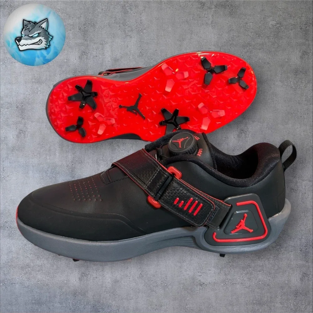 Air Jordan Air Rev Bred BOA Black Infrared 23 Golf Shoes Men's Sz 7.5 New